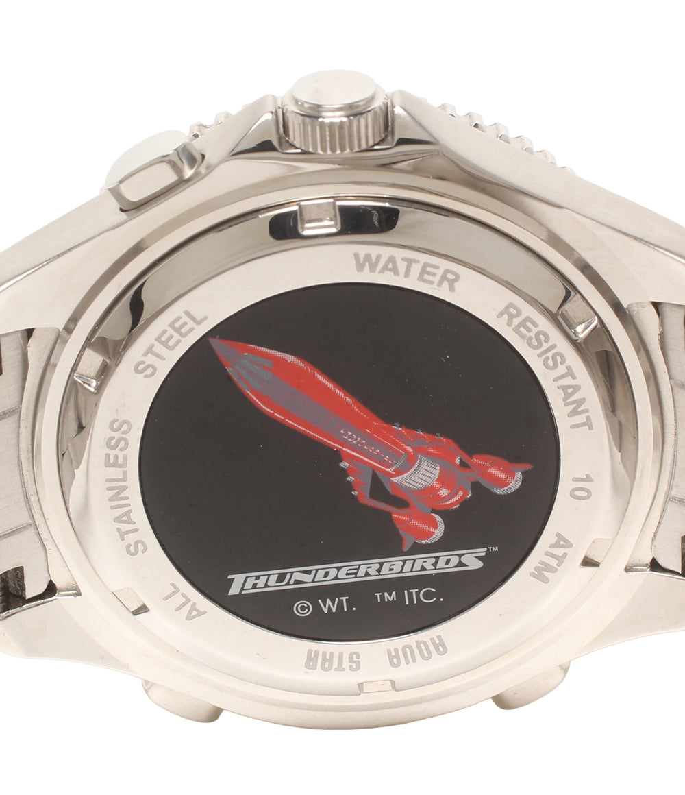 美品 腕時計 THUNDERBIRDS サンダーバード3号 クオーツ ブラック系 メンズ
