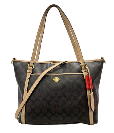 COACH 2WAY トートバッグ ショルダーバッグ 斜め掛け シグネチャー F26186 レディース コーチ