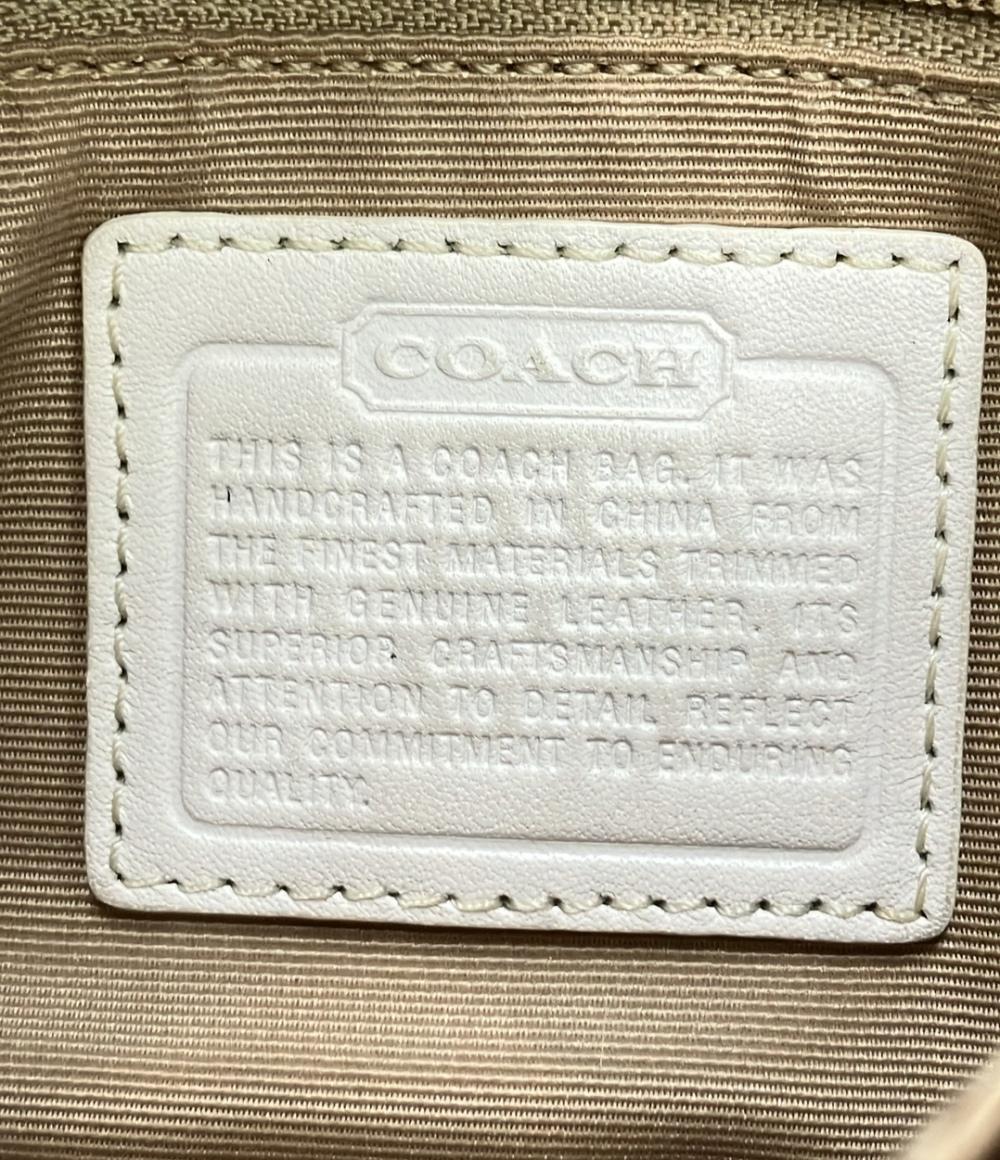 COACH ウエストバッグ ウエストポーチ ボディバッグ キャンバス シグネチャー レディース コーチ