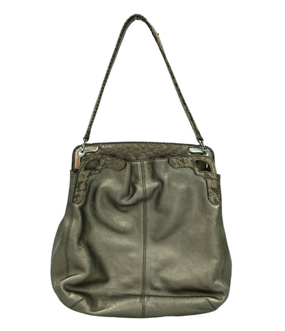 カルティエ パイソンレザーワンショルダーバッグ 肩掛け レディース Cartier