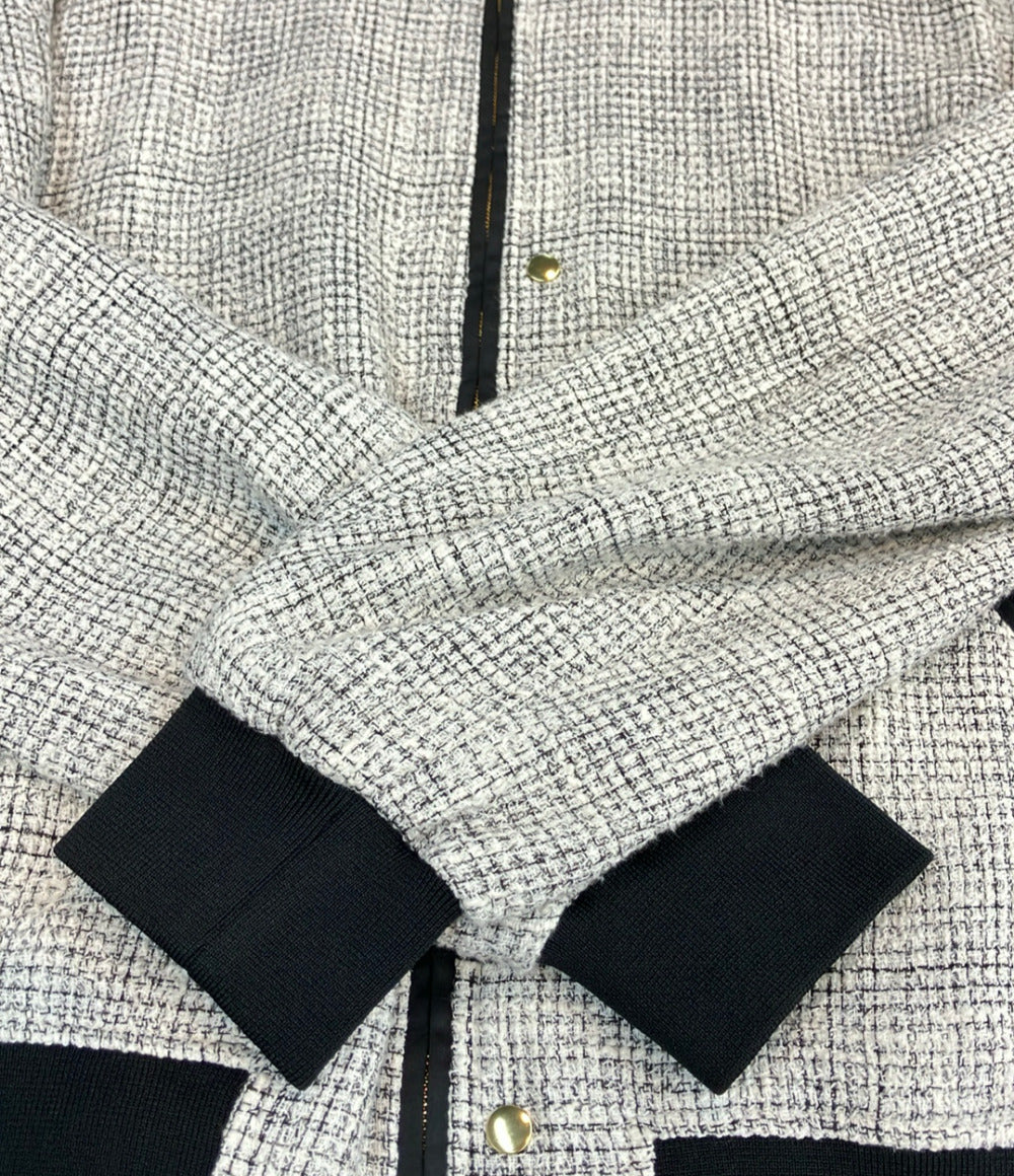 美品 CULLNI ブッチャー ツイード MA-1 ジャケット メンズ レディース SIZE 2 クルニ