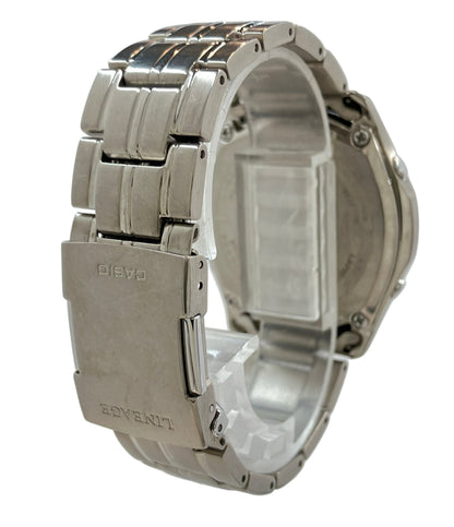 CASIO 腕時計 リニエージ ソーラー ブラック LIW-T100T メンズ カシオ