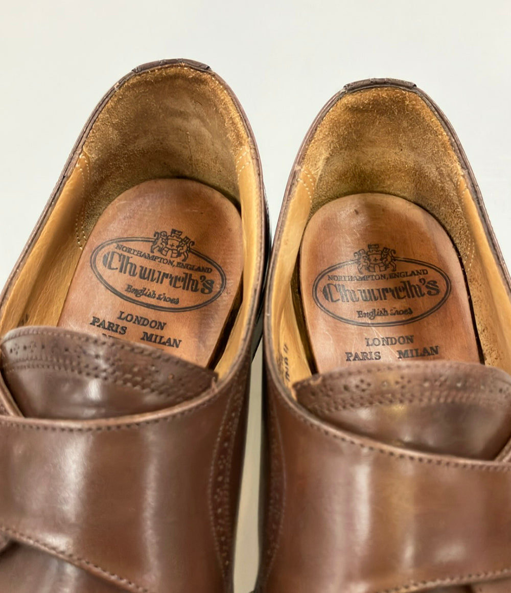 CHURCH'S シングルモンクストラップシューズ ウイングチップ メンズ SIZE 6.5 (25cm) チャーチ