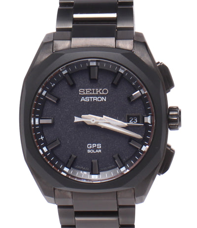 SEIKO 腕時計 アストロン ASTRON GPSソーラー ブラック 3X22-0AD0 メンズ セイコー