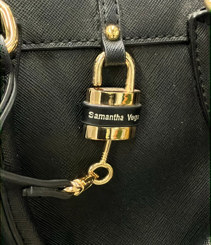 美品 Samantha Vega ハンドバッグ ショルダーバッグ 2WAY 斜め掛け レディース サマンサベガ