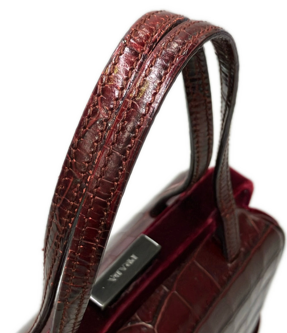 PRADA ハンドバッグ クロコ型押し B7592 レディース プラダ