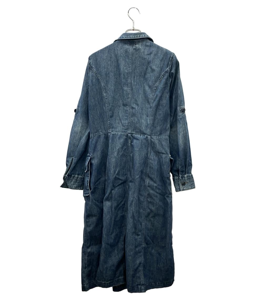 RRL RALPH LAUREN 長袖ワンピース インディゴデニムシャツドレス