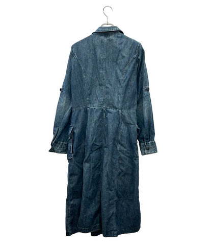 RRL RALPH LAUREN 長袖ワンピース インディゴデニムシャツドレス レディース SIZE 4 (S) ダブル アール エル ラルフ ローレン