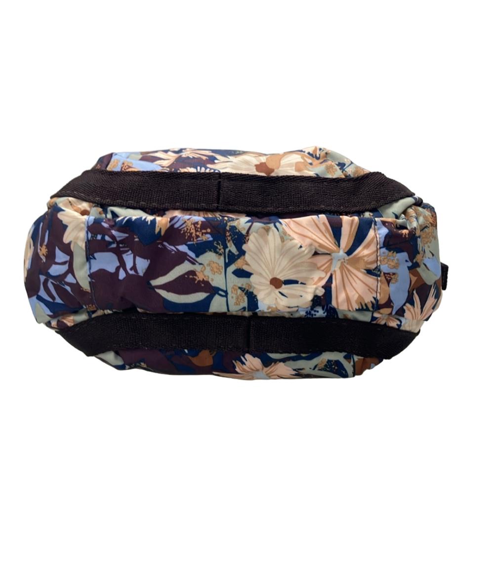 美品 LeSportsac 2way ハンドバッグ ショルダーバッグ 斜め掛け 花柄