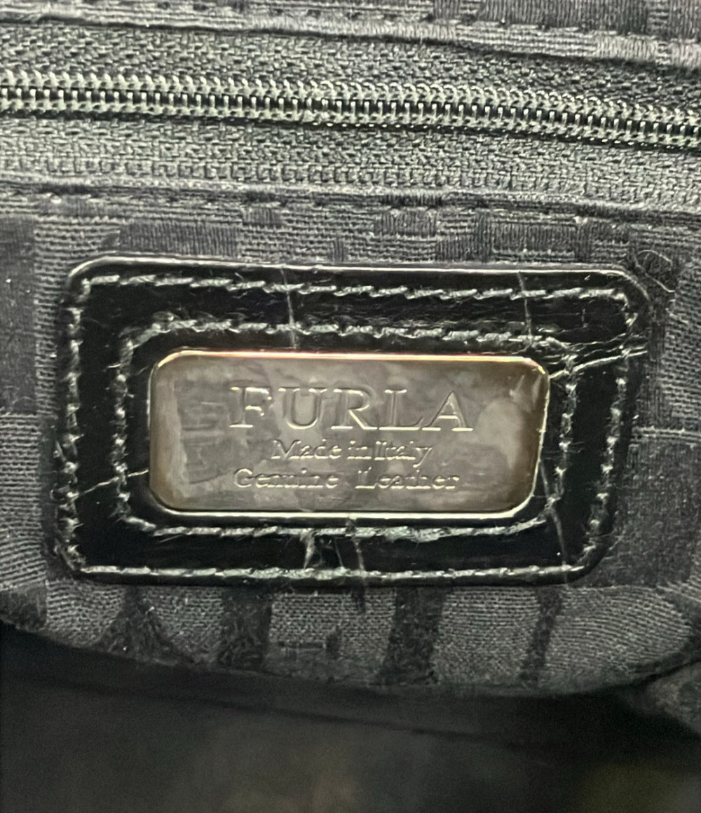 美品 FURLA 2WAY ハンドバッグ ショルダーバッグ 斜め掛け レディース フルラ
