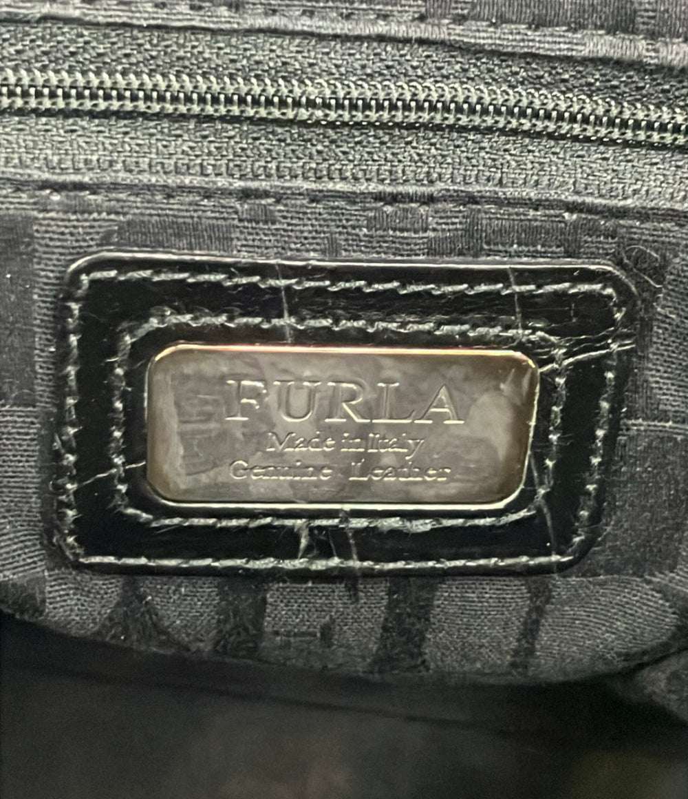 美品 FURLA 2WAY ハンドバッグ ショルダーバッグ 斜め掛け レディース フルラ