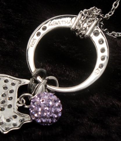 AGATHA ネックレス SV925 犬モチーフ ドッグモチーフ レディース アガタ