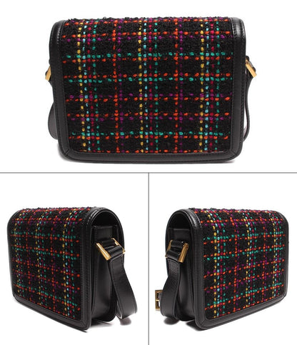 サンローラン ショルダーバッグ ゴールド金具 ツイ－ド ツイードソルフェリーノ レディース SAINT LAURENT