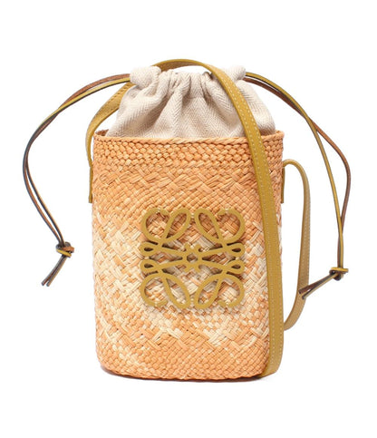 美品 LOEWE ショルダーバッグ 斜め掛け 肩掛け スクエアポケット レディース ロエベ