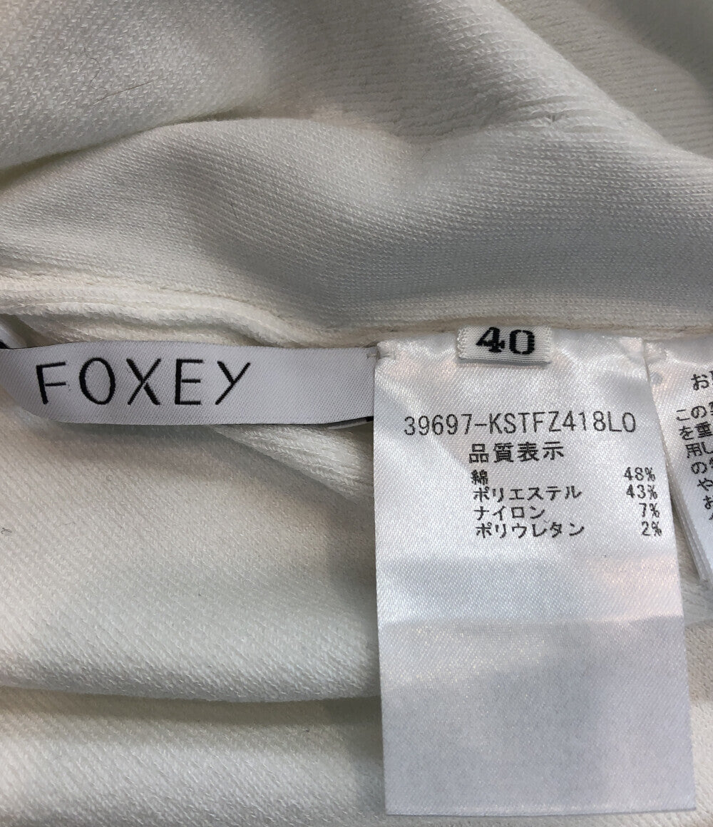 フォクシー  ニットトップシルバーシェード 長袖Ｔシャツ     39697-KSTFZ418LO レディース SIZE 40 (M) foxey