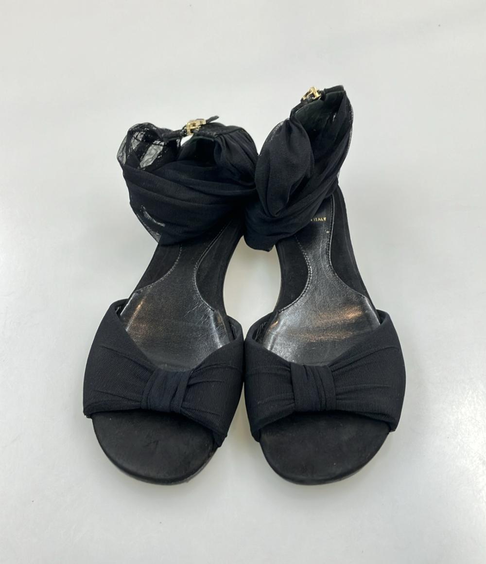FENDI アンクルストラップ サンダル フラット レディース SIZE 37 (24cm) フェンディ