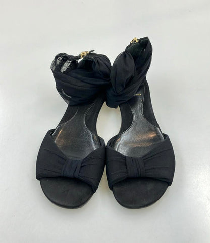 FENDI アンクルストラップ サンダル フラット レディース SIZE 37 (24cm) フェンディ