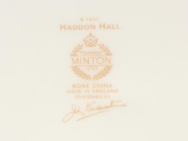 美品 ミントン オクタゴナルディッシュ プレート 皿 25cm ハドンホール Minton