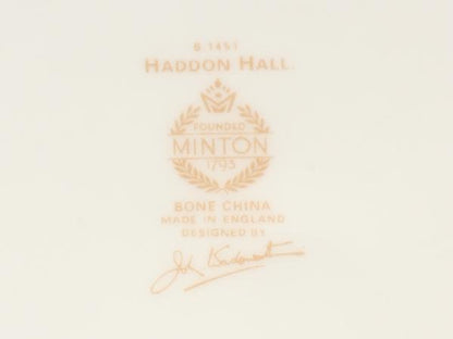 美品 ミントン オクタゴナルディッシュ プレート 皿 25cm ハドンホール Minton