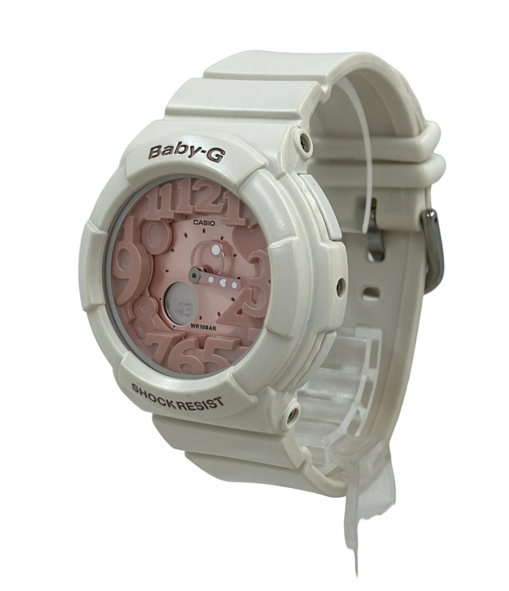 美品 CASIO 腕時計 Baby-G クオーツ ピンク BGA-131 レディース カシオ