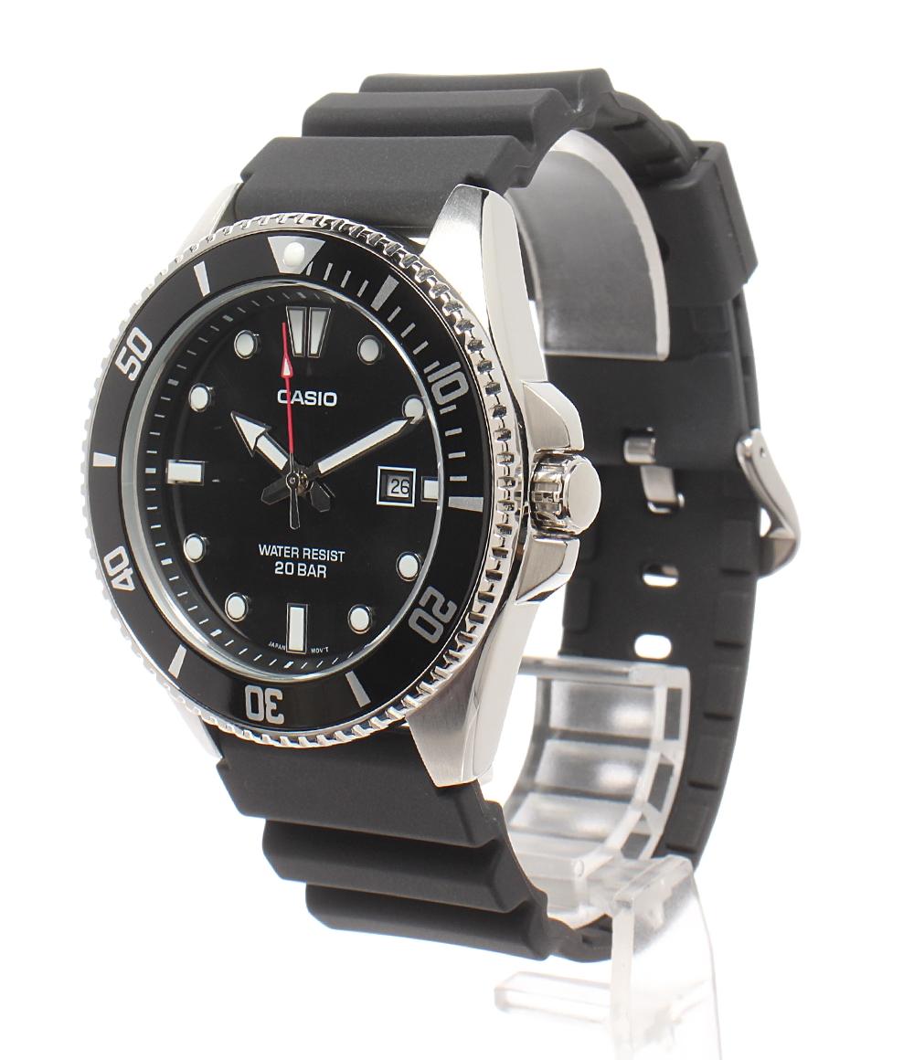 CASIO 腕時計 クオーツ ブラック MDV-107 メンズ カシオ