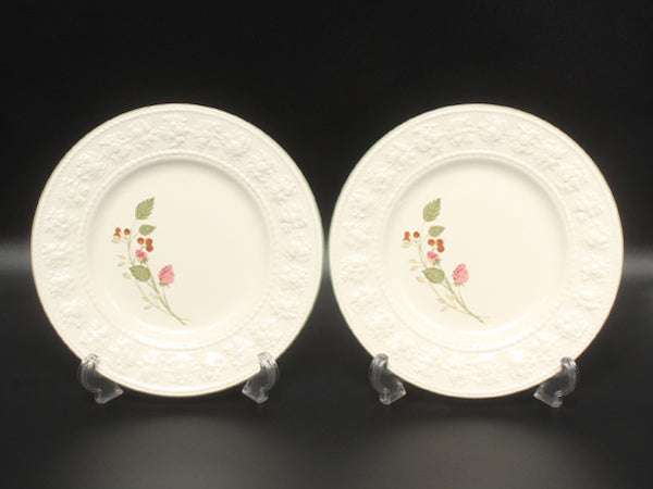 美品 WEDGWOOD プレート 皿 2点セット 21cm フェスティビティ ラズベリー ウエッジウッド