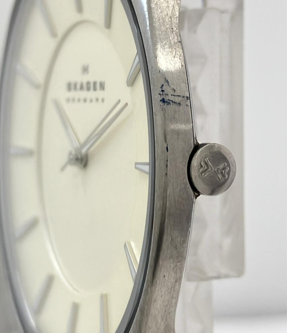 SKAGEN 腕時計 クオーツ アイボリー SKW6084 メンズ スカーゲン