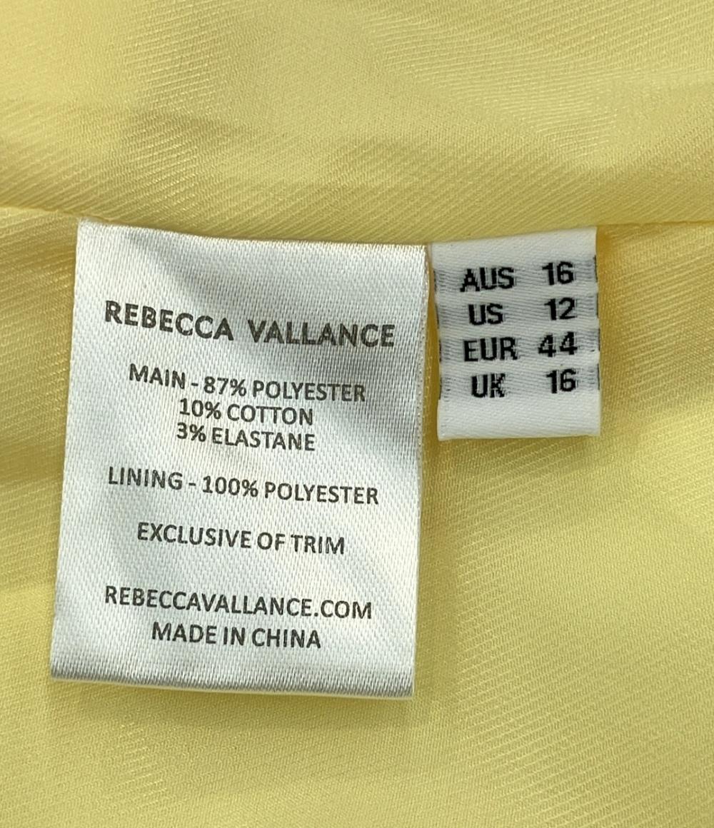 美品 レベッカヴァランス ブークレ ツイードブレザー ジャケット チェーン付き レディース SIZE 12 (L) REBECCA VALLANCE