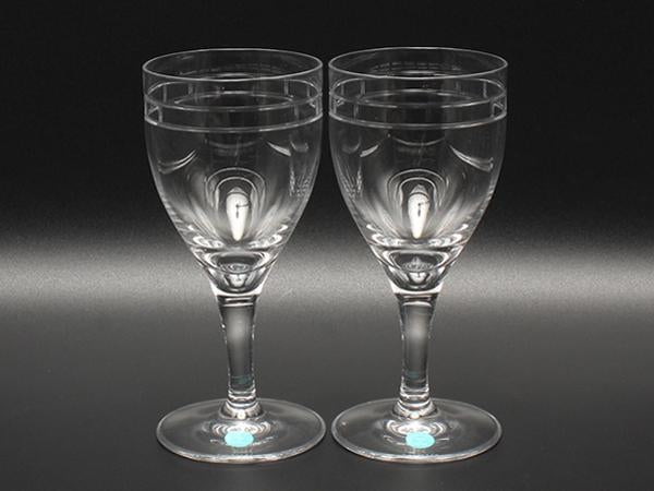 美品 ティファニー ワイングラス 2点セット ペア アトラス TIFFANY&Co.