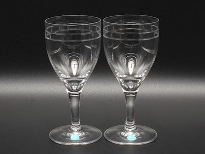 美品 ティファニー ワイングラス 2点セット ペア アトラス TIFFANY&Co.