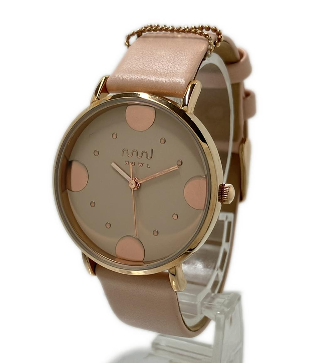 NUWL 腕時計 クオーツ ピンク レディース ヌール