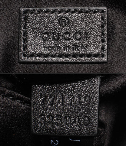 美品 グッチ ワンショルダーバッグ シルバー金具 ホースビットスリム GGキャンバス デニム 774719 525040 レディース GUCCI