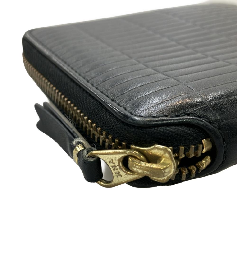 COMME des GARCONS ラウンドファスナー二つ折り財布 レザー ユニセックス コムデギャルソン