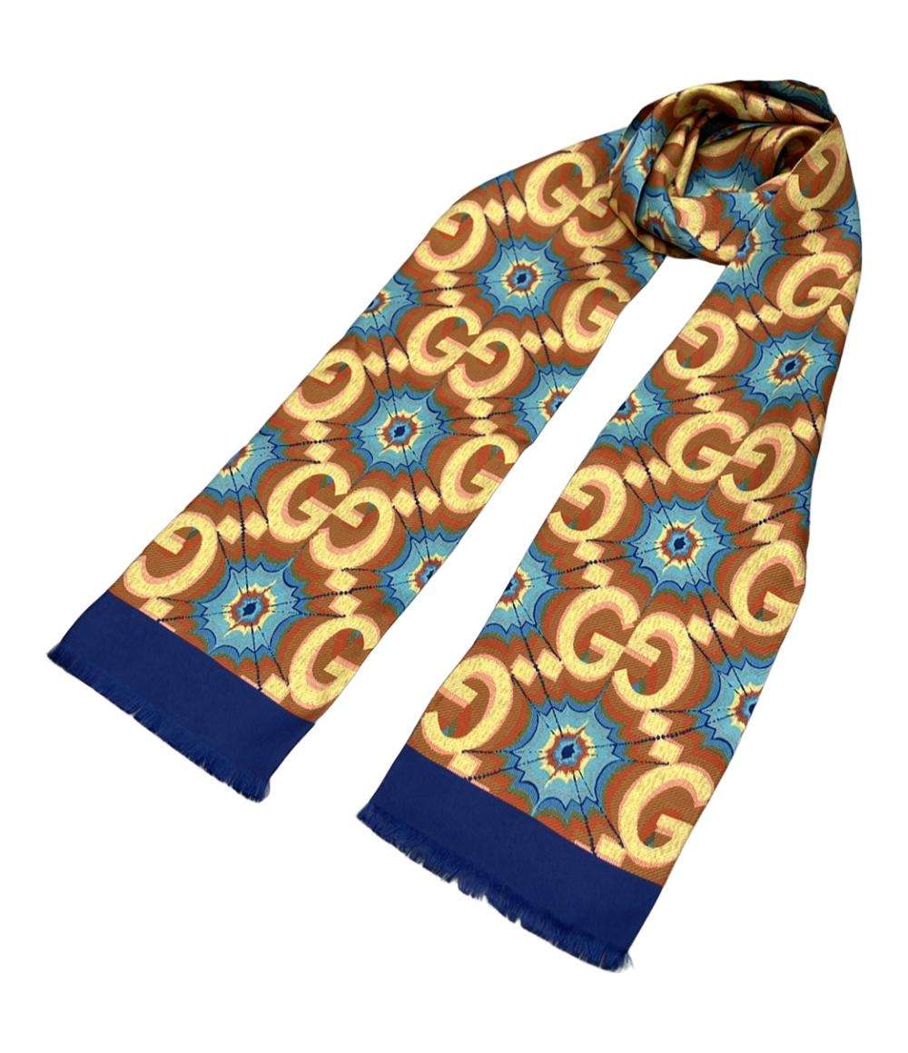 美品 GUCCI スカーフ シルク100% 100th Anniversary Limited Edition Scarf 692032 レディース メンズ グッチ