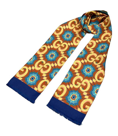 美品 GUCCI スカーフ シルク100% 100th Anniversary Limited Edition Scarf 692032 レディース メンズ グッチ