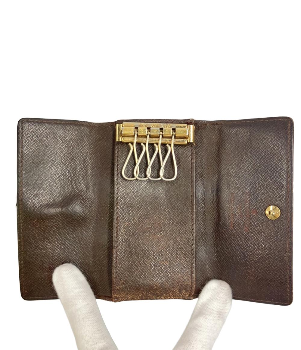 LOUIS VUITTON 4連キーケース ミュルティクレ4 ダミエ エベヌ N62631 レディース メンズ ルイ・ヴィトン