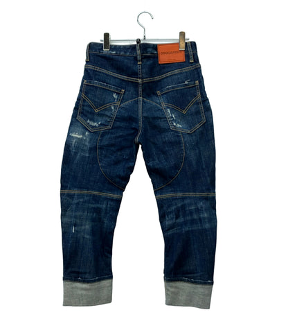 DSQUARED2 デニムパンツ ボタンフライ ダメージ加工 21SS Combat Jean S74LB0952 S30342 メンズ SIZE 42 (XS) ディースクエアード
