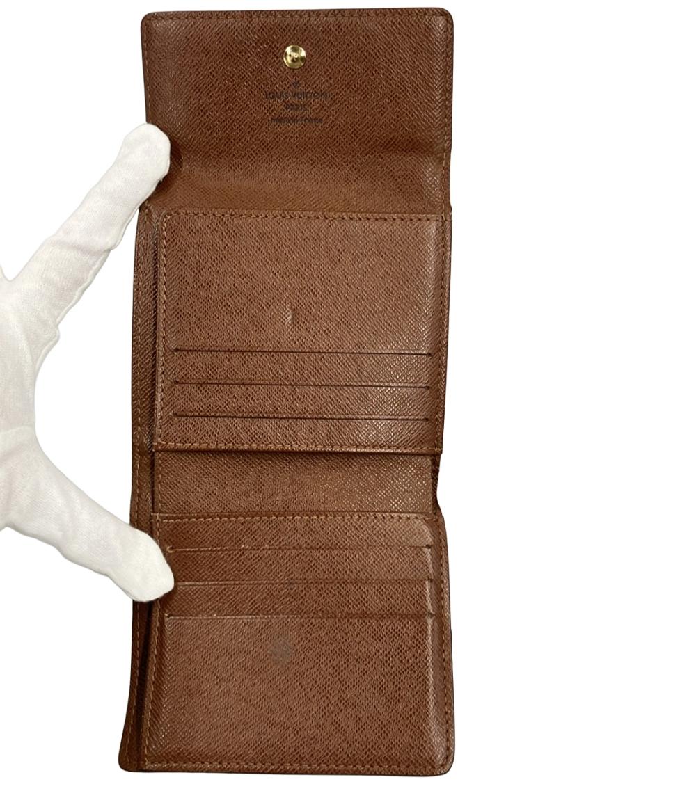 LOUIS VUITTON Wホック二つ折り財布 モノグラム M61654 レディース