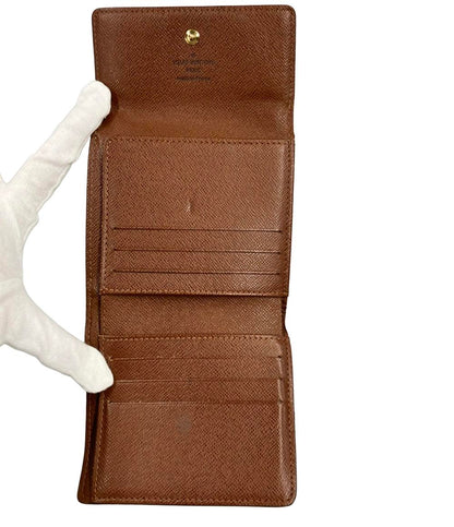 LOUIS VUITTON Wホック二つ折り財布 モノグラム M61654 レディース ルイ・ヴィトン