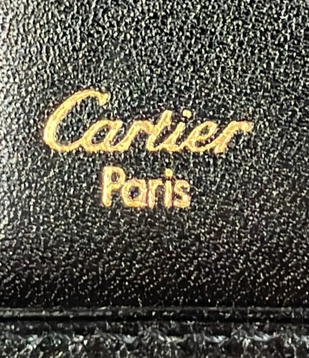 Cartier 二つ折り財布 レザー メンズ カルティエ