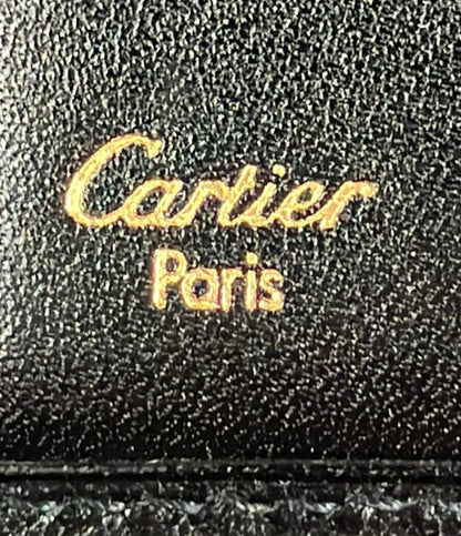 Cartier 二つ折り財布 レザー メンズ カルティエ