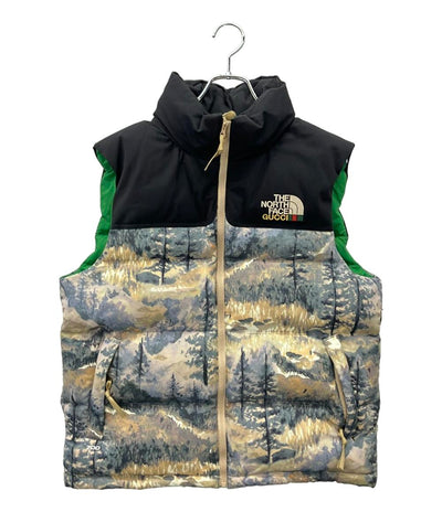 GUCCI THE NORTH FACE ダウンベスト 663762  XAADS メンズ SIZE M グッチ ザ・ノースフェイス