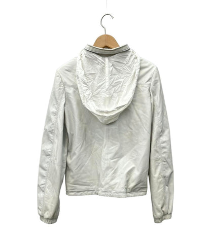 美品 エンポリオ・アルマーニ レザージャケット レディース SIZE 38 Emporio Armani