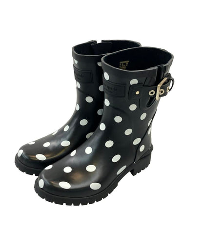 美品 Kate Spade レインブーツ 水玉 カリーナ レディース SIZE US 5B (22cm) ケイトスペード