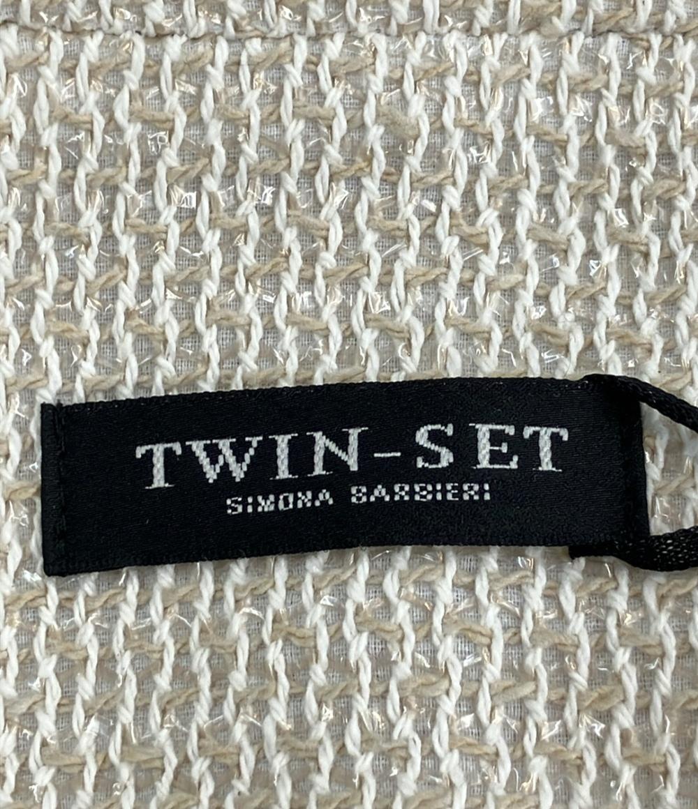美品 ツインセット う ツイードコート レディース SIZE S TWIN-SET