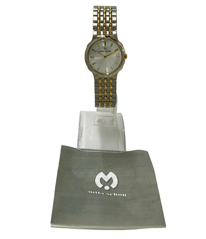 ミラショーン 腕時計 クオーツ シルバー 1L22 メンズ mila schon