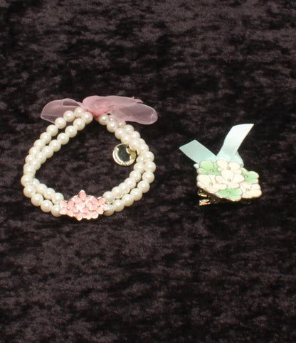 美品 ブレスレット チャーム ブローチ 早乙女学園 うたのプリンスさまっ ガールズティーチャー 4点セット レディース