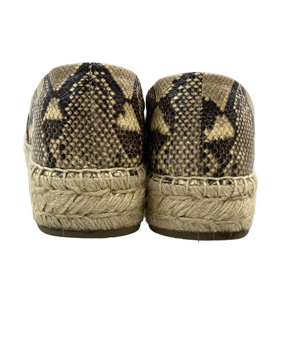 Tory Burch スリッポン エスパドリーユ パイソン柄 レディース SIZE 8 M (25cm) トリーバーチ