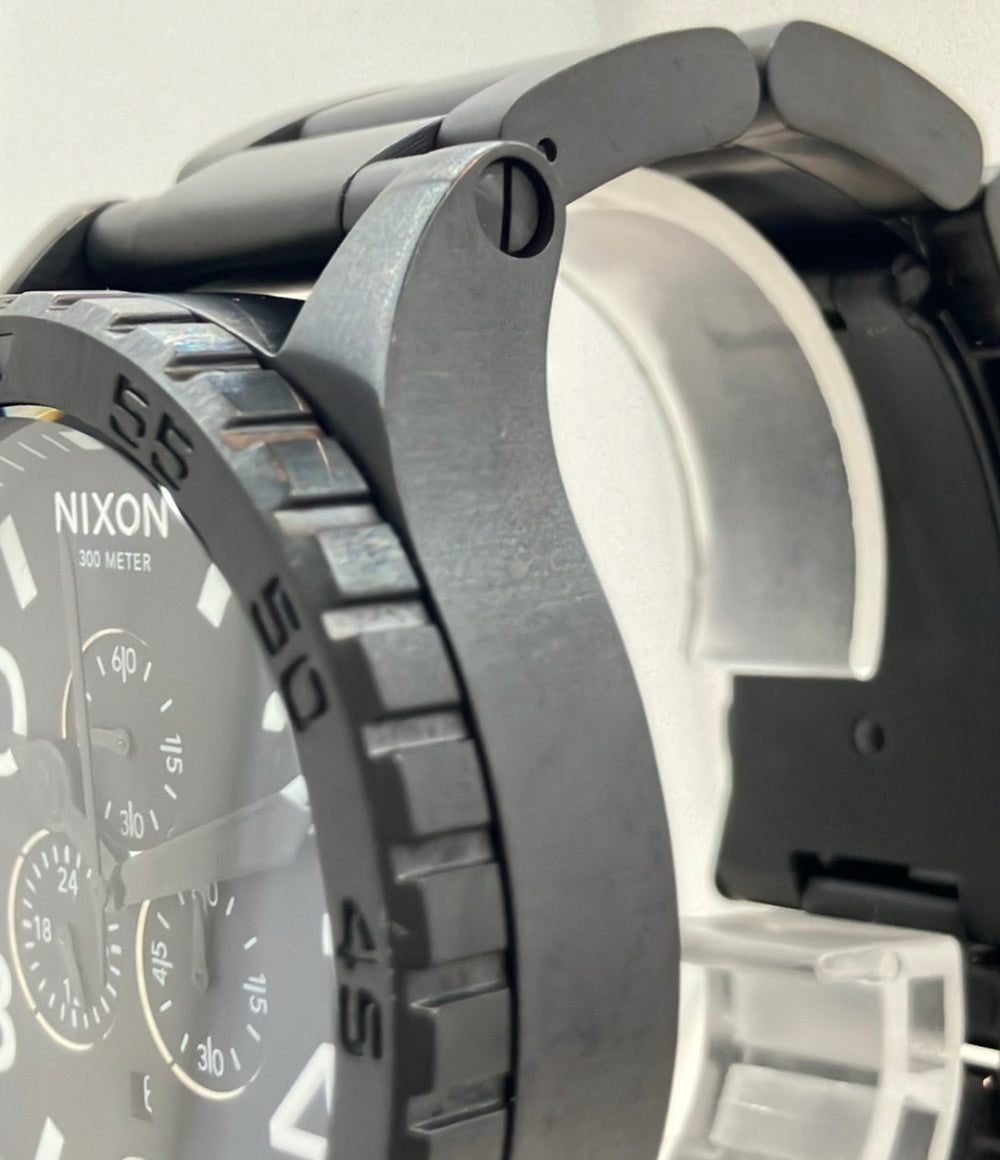 NIXON 腕時計 クオーツ ブラック メンズ ニクソン