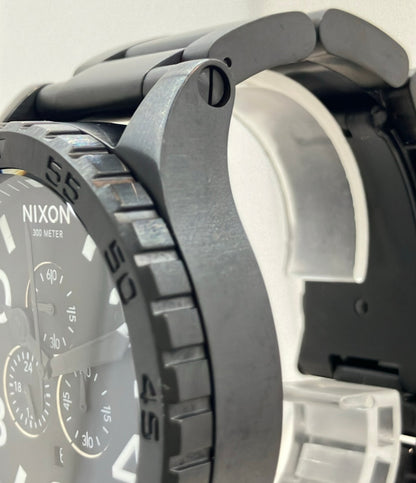 NIXON 腕時計 クオーツ ブラック メンズ ニクソン